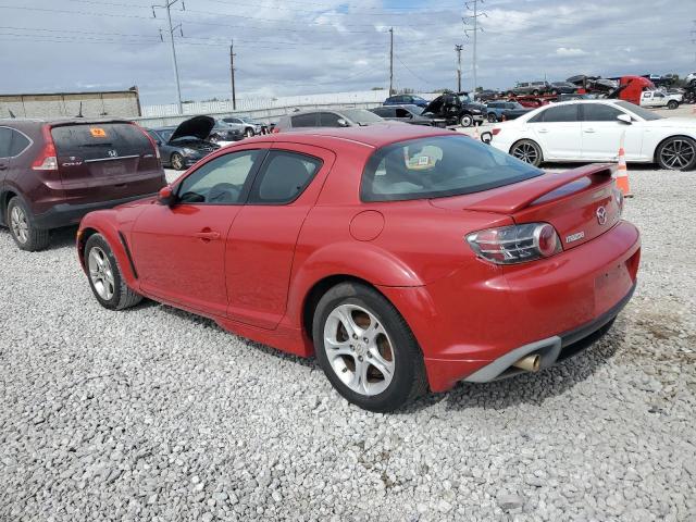 JM1FE173680214164 - 2008 MAZDA RX8 RED photo 2