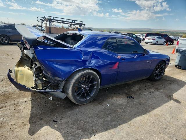 2C3CDZFJ2NH160328 - 2022 DODGE CHALLENGER R/T SCAT PACK BLUE photo 3