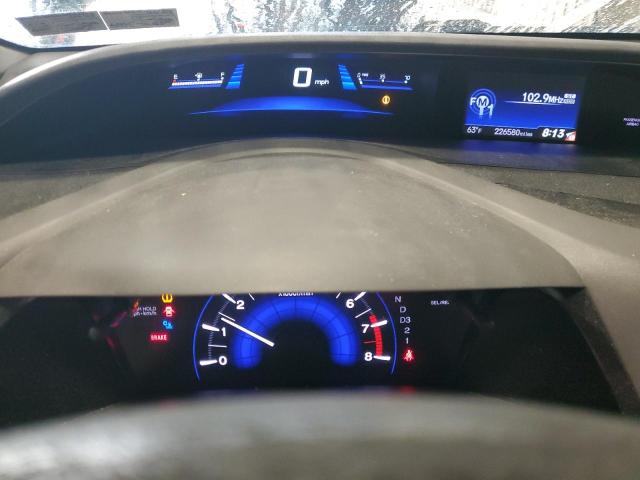 2HGFG3B8XCH524350 - 2012 HONDA CIVIC EX BLACK photo 9