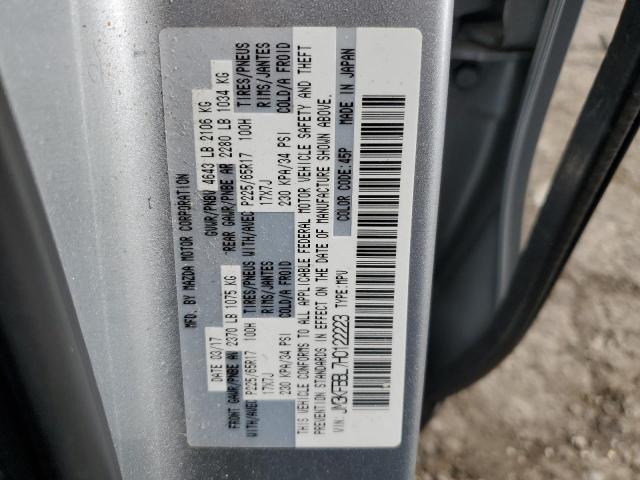 JM3KFBBL7H0122223 - 2017 MAZDA CX-5 SPORT SILVER photo 13