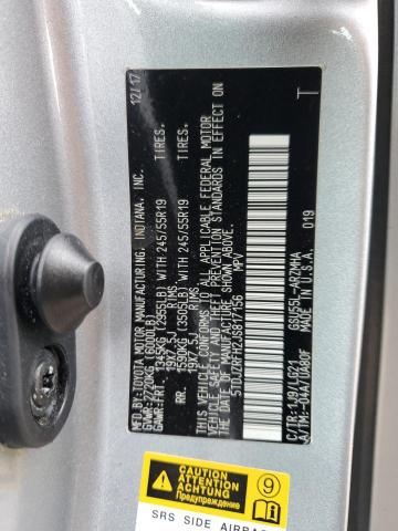 5TDJZRFH2JS817156 - 2018 TOYOTA HIGHLANDER SE 银色 照片 14