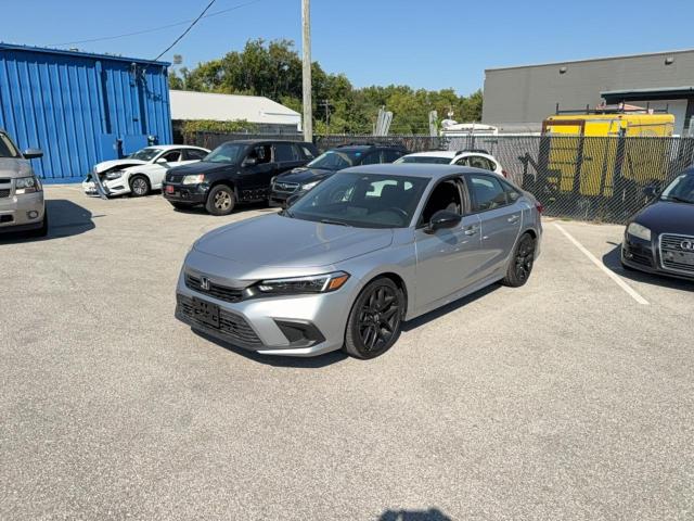 2HGFE2F53NH502421 - 2022 HONDA CIVIC SPORT Күміс фото 2