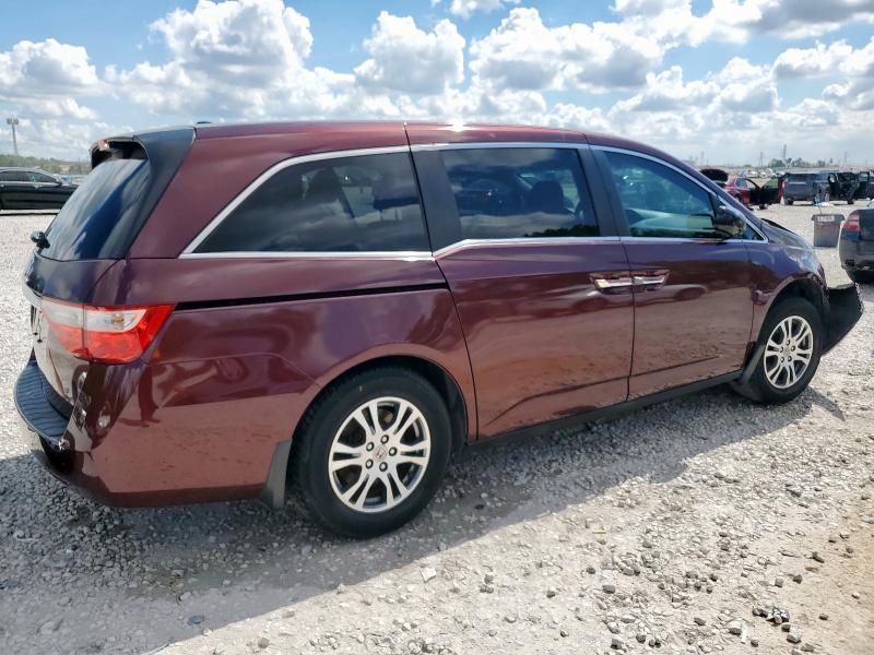 5FNRL5H68CB020815 - 2012 HONDA ODYSSEY EXL Tünd qırmızı foto 3