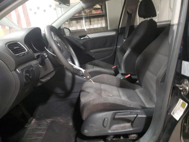 WVWDA7AJXAW280524 - 2010 VOLKSWAGEN GOLF BLACK photo 7