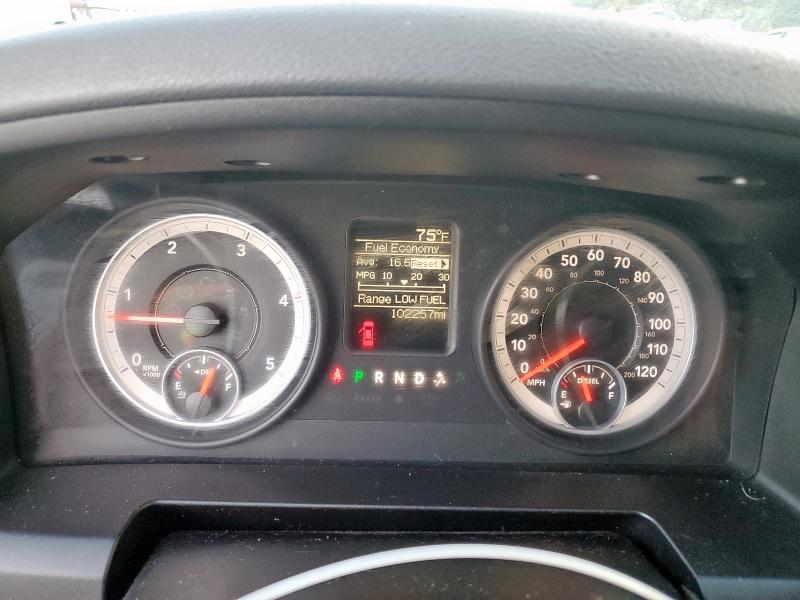 3C6UR5HL0DG570897 - 2013 RAM 2500 ST WHITE photo 9