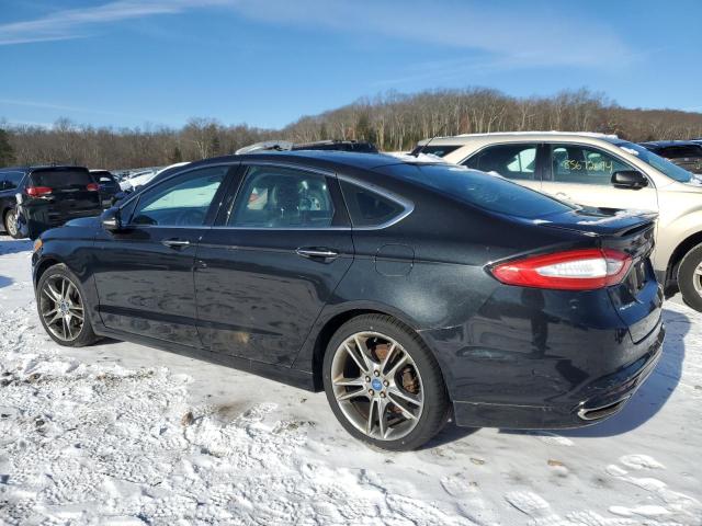 3FA6P0K90DR266180 - 2013 FORD FUSION TITANIUM BLACK photo 2