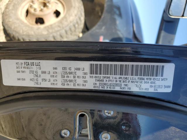 3C63RRGL6GG226533 - 2016 RAM 3500 ST Қара фото 12