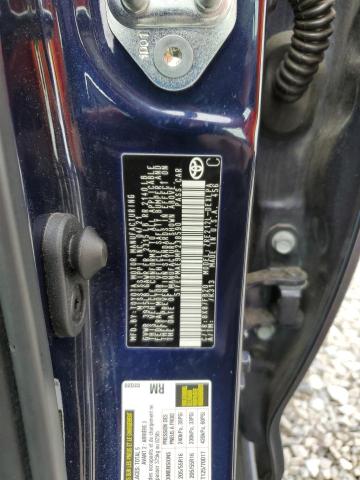 5YFEPMAE9MP238590 - 2021 TOYOTA COROLLA LE ლურჯი ფოტო 12