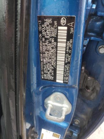 JTDKDTB31D1537188 - 2013 TOYOTA PRIUS C 蓝色 照片 12