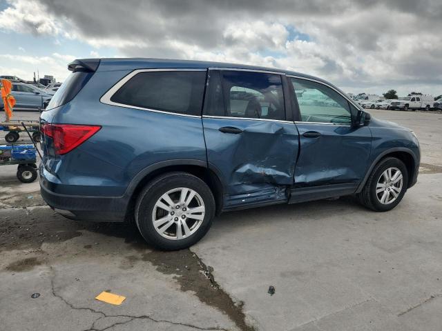 5FNYF5H10JB026029 - 2018 HONDA PILOT LX ლურჯი ფოტო 3