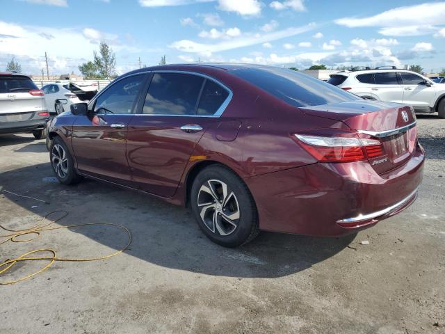 1HGCR2F34HA232480 - 2017 HONDA ACCORD LX 勃艮第红 照片 2