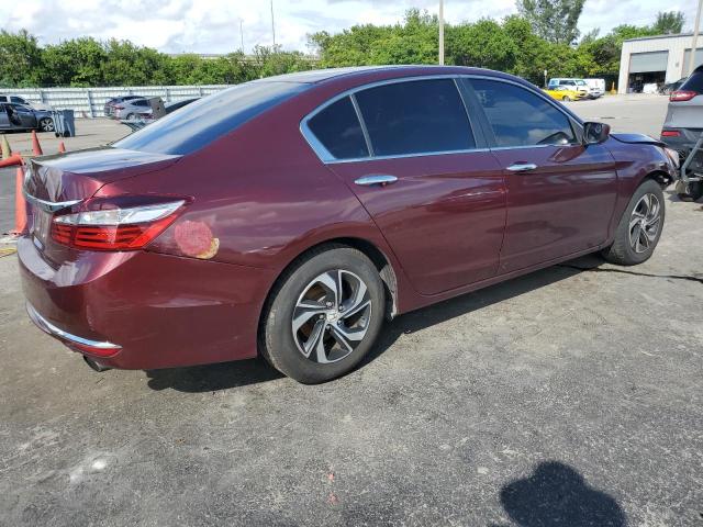1HGCR2F34HA232480 - 2017 HONDA ACCORD LX 勃艮第红 照片 3