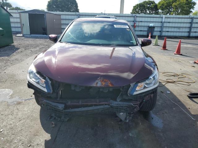 1HGCR2F34HA232480 - 2017 HONDA ACCORD LX 勃艮第红 照片 5