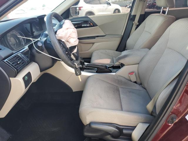 1HGCR2F34HA232480 - 2017 HONDA ACCORD LX 勃艮第红 照片 7
