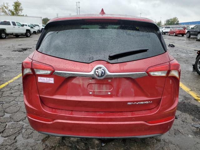 LRBFXBSA0KD042525 - 2019 BUICK ENVISION PREFERRED Червоний фото 6