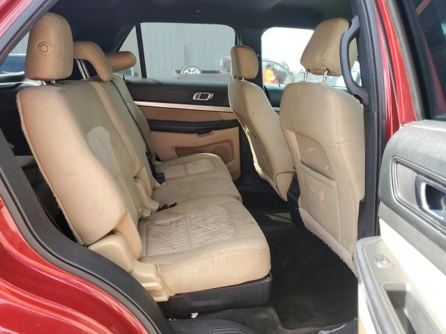 1FM5K7B85HGC99267 - 2017 FORD EXPLORER RED photo 11