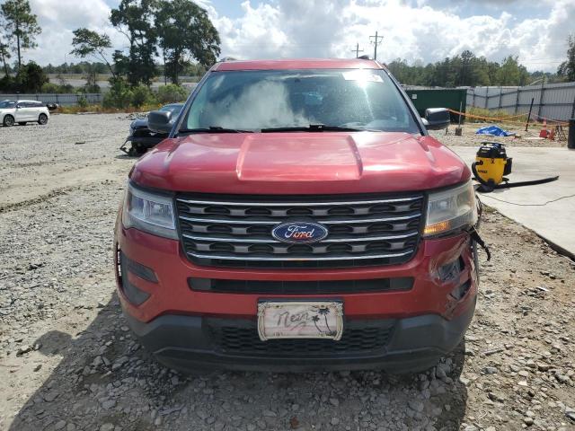 1FM5K7B85HGC99267 - 2017 FORD EXPLORER RED photo 5