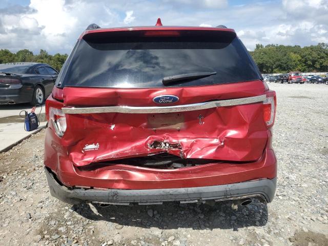 1FM5K7B85HGC99267 - 2017 FORD EXPLORER RED photo 6