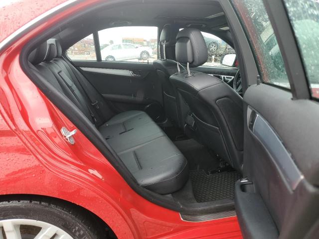 WDDGF81X49F205716 - 2009 MERCEDES-BENZ C 300 4MATIC RED photo 10