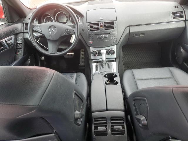 WDDGF81X49F205716 - 2009 MERCEDES-BENZ C 300 4MATIC RED photo 8