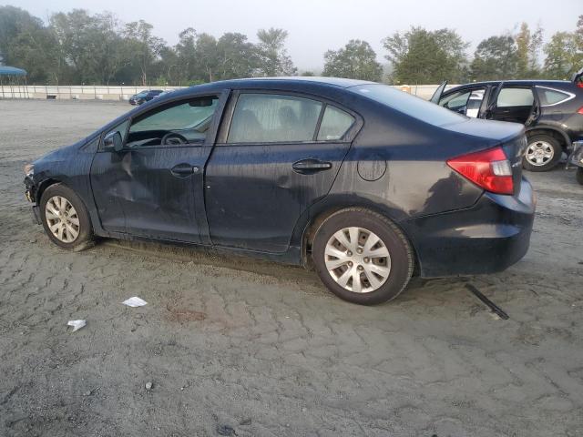 19XFB2F56CE088776 - 2012 HONDA CIVIC LX BLACK photo 2