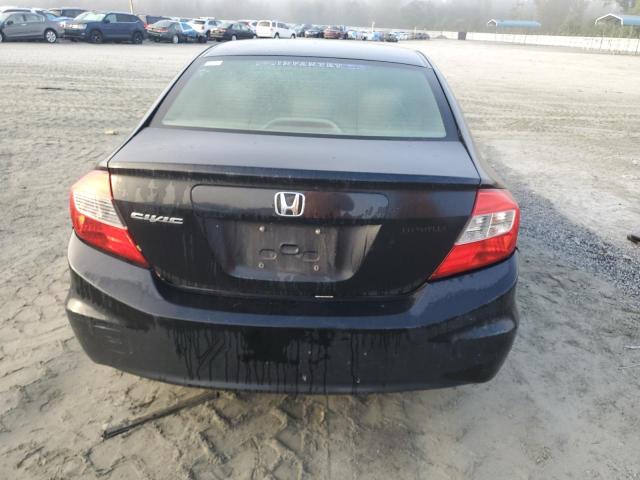 19XFB2F56CE088776 - 2012 HONDA CIVIC LX BLACK photo 6