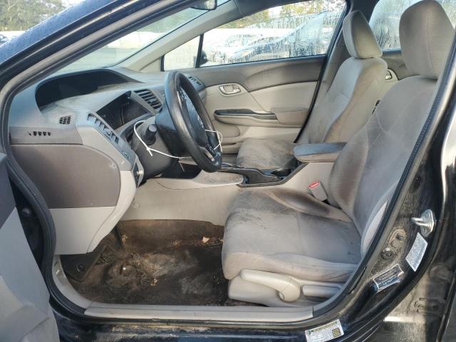 19XFB2F56CE088776 - 2012 HONDA CIVIC LX BLACK photo 7