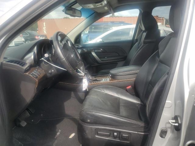 2HNYD2H68CH545501 - 2012 ACURA MDX ADVANCE SILVER photo 7