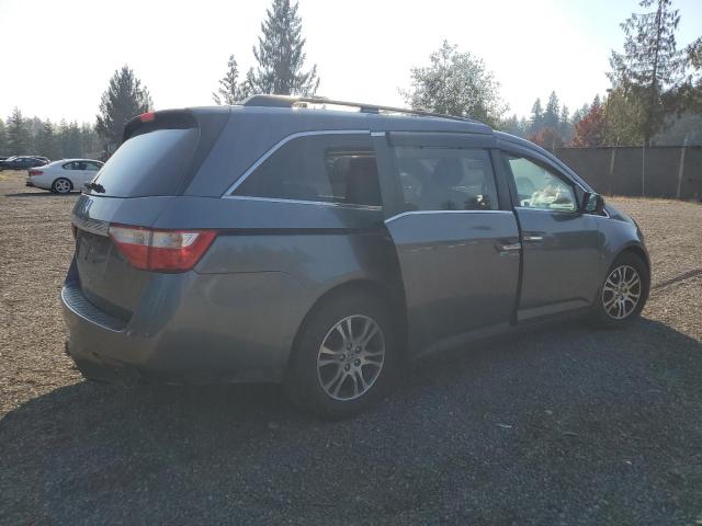 5FNRL5H67DB032147 - 2013 HONDA ODYSSEY EXL ნაცრისფერი ფოტო 3