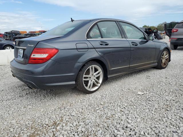 WDDGF8AB0EA941578 - 2014 MERCEDES-BENZ C 300 4MATIC GRAY photo 3