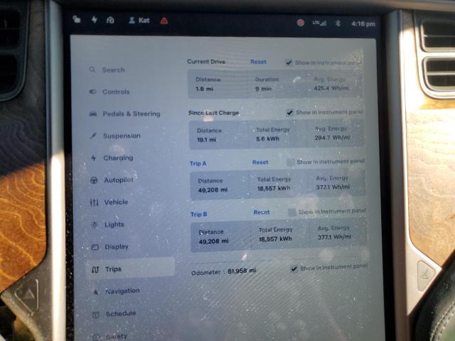 5YJXCAE23LF260968 - 2020 TESLA MODEL X 白色 照片 9