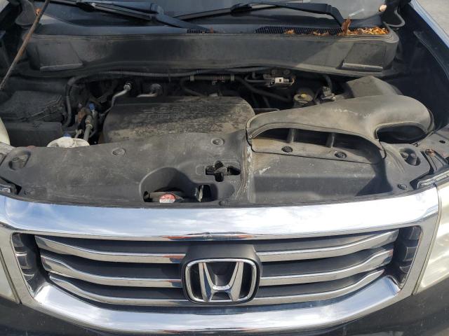 5FNYF4H66CB075020 - 2012 HONDA PILOT EXL BLACK photo 12