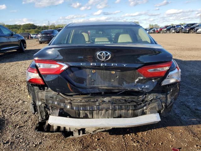 4T1B11HK3JU043884 - 2018 TOYOTA CAMRY L BLACK photo 6