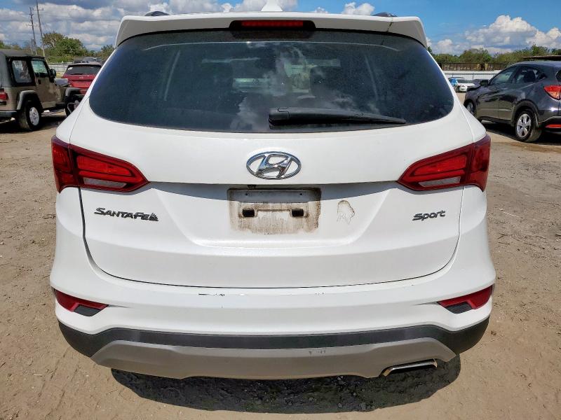 5NMZU3LB2HH034835 - 2017 HYUNDAI SANTA FE S WHITE photo 6
