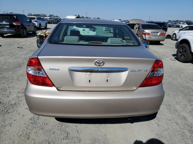 4T1BE32K14U880419 - 2004 TOYOTA CAMRY LE TAN photo 6