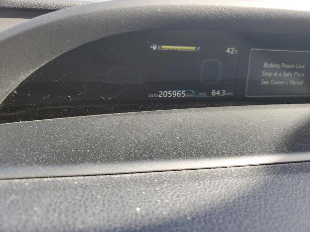 JTDKARFP2H3038158 - 2017 TOYOTA PRIUS PRIM ვერცხლისფერი ფოტო 9