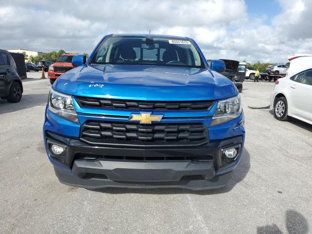 1GCGSCEN2N1106997 - 2022 CHEVROLET COLORADO LT BLUE photo 5