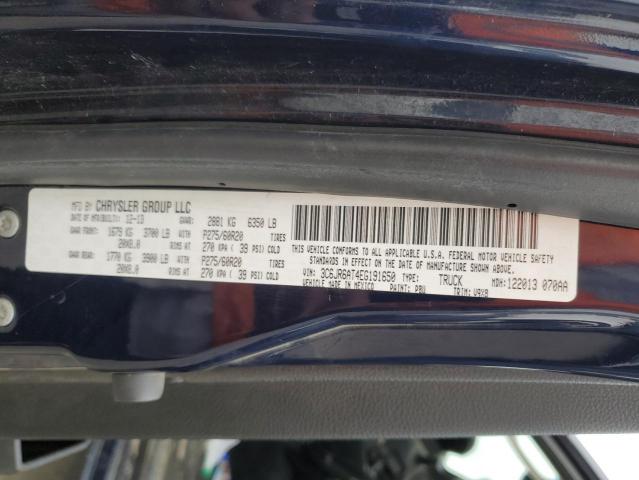 3C6JR6AT4EG191650 - 2014 RAM 1500 ST BLUE photo 12