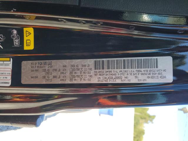 1C4HJXDG8LW268652 - 2020 JEEP WRANGLER U SPORT Սև լուսանկար 12