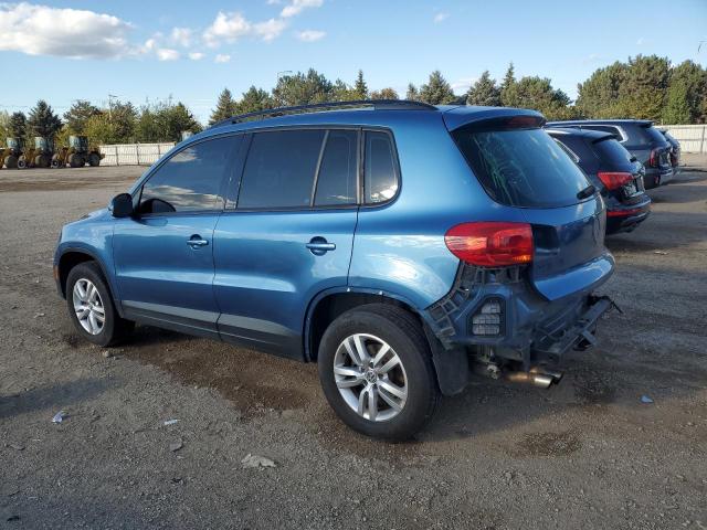 WVGAV7AX7HK028836 - 2017 VOLKSWAGEN TIGUAN S BLUE photo 2