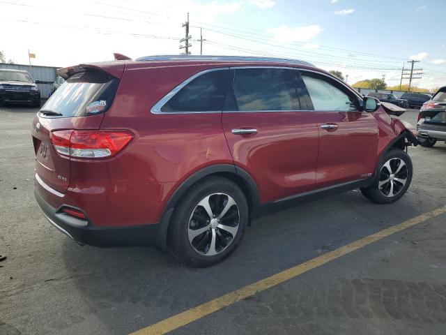 5XYPHDA5XJG424015 - 2018 KIA SORENTO EX RED photo 3