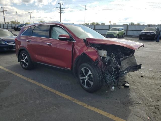 5XYPHDA5XJG424015 - 2018 KIA SORENTO EX RED photo 4