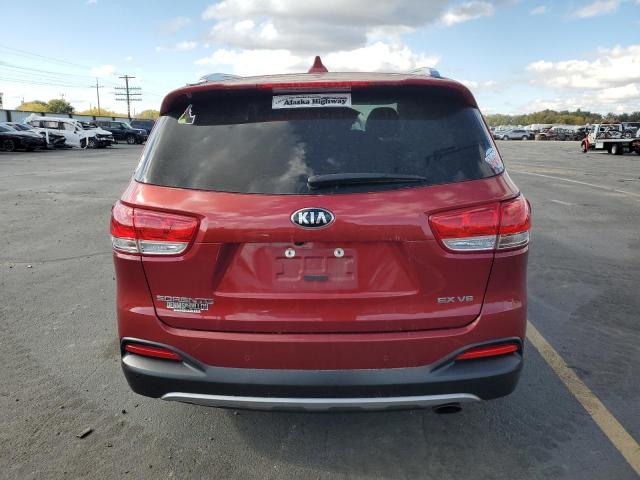 5XYPHDA5XJG424015 - 2018 KIA SORENTO EX RED photo 6