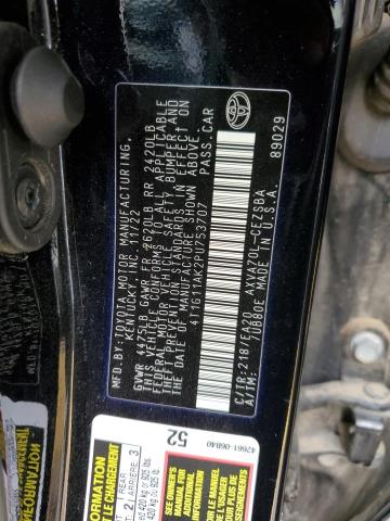 4T1G11AK2PU753707 - 2023 TOYOTA CAMRY SE NIGHT SHADE BLACK photo 12