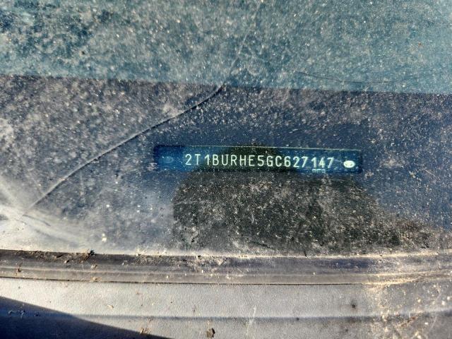 2T1BURHE5GC627147 - 2016 TOYOTA COROLLA L SILVER photo 13