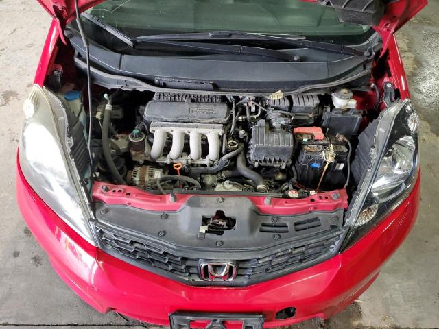 JHMGE8H5XDC069392 - 2013 HONDA FIT SPORT Rouge photo 12