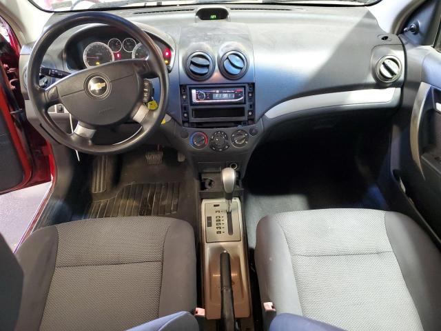 KL1TD56687B172129 - 2007 CHEVROLET AVEO BASE RED photo 8