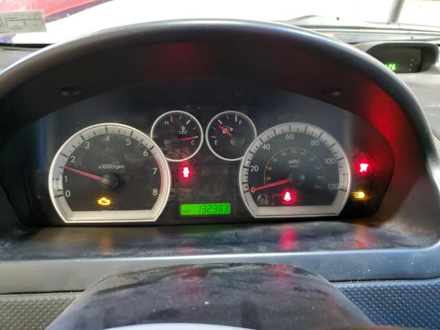 KL1TD56687B172129 - 2007 CHEVROLET AVEO BASE RED photo 9