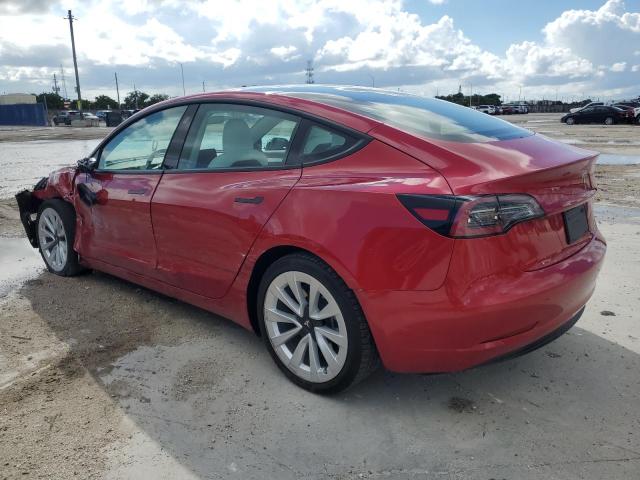 5YJ3E1EA3PF467723 - 2023 TESLA MODEL 3 Rouge photo 2