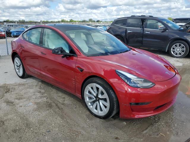 5YJ3E1EA3PF467723 - 2023 TESLA MODEL 3 Rouge photo 4